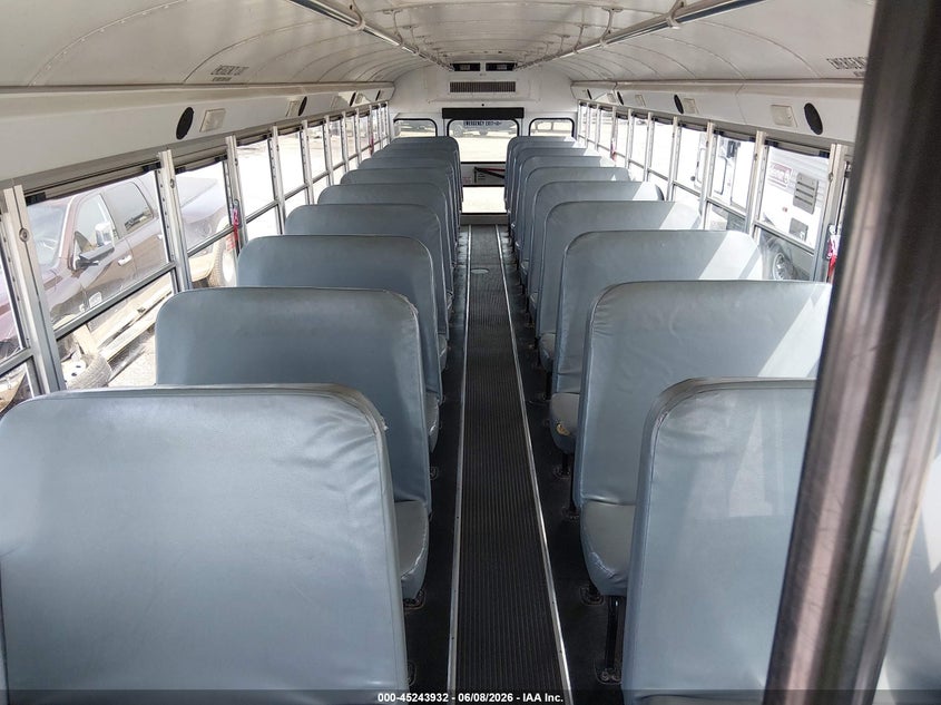 2015 Blue bird School bus / transit bus VIN 1BAKGCPA9FF310507 IAAI salvage auction — ROOF, SF97 (Alabama), sold $13,950 on 2026-08-13 (photo 8)