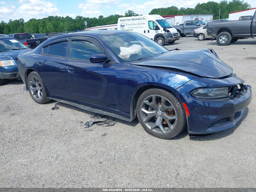 2015 Dodge Charger VIN 2C3CDXCT5FH915628 IAAI salvage auction — FRONT END, Salvage Title, sold $2,500 on 2026-07-21 (photo 1)