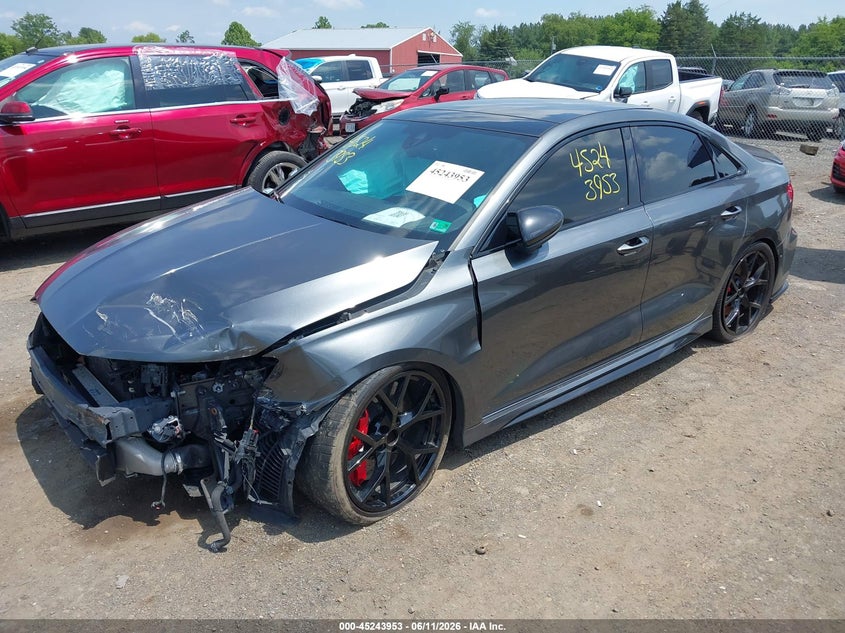 2023 Audi Rs3 VIN WUAG4DGY6PA901466 IAAI salvage auction — FRONT END, Wait Title, sold $15,200 on 2026-08-08 (photo 2)