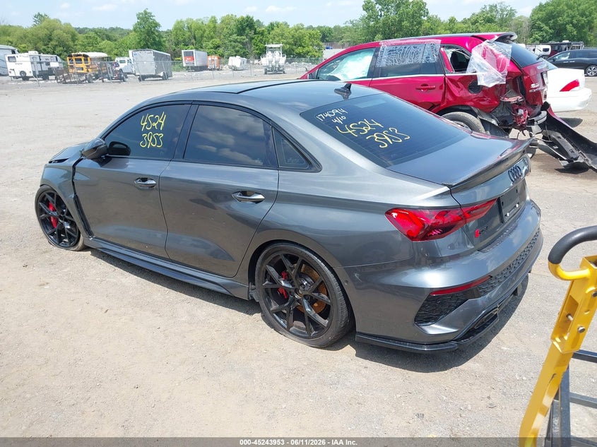 2023 Audi Rs3 VIN WUAG4DGY6PA901466 IAAI salvage auction — FRONT END, Wait Title, sold $15,200 on 2026-08-08 (photo 3)