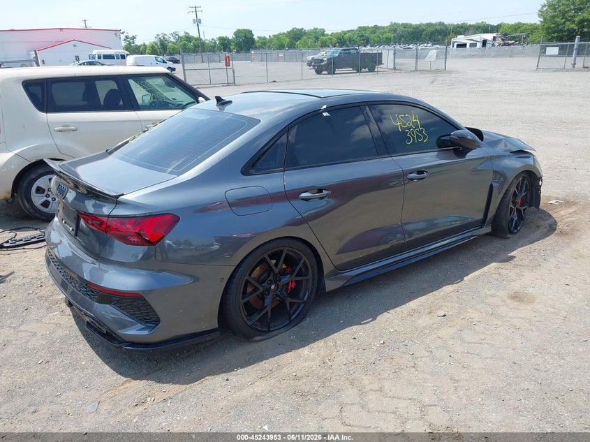 2023 Audi Rs3 VIN WUAG4DGY6PA901466 IAAI salvage auction — FRONT END, Wait Title, sold $15,200 on 2026-08-08 (photo 4)