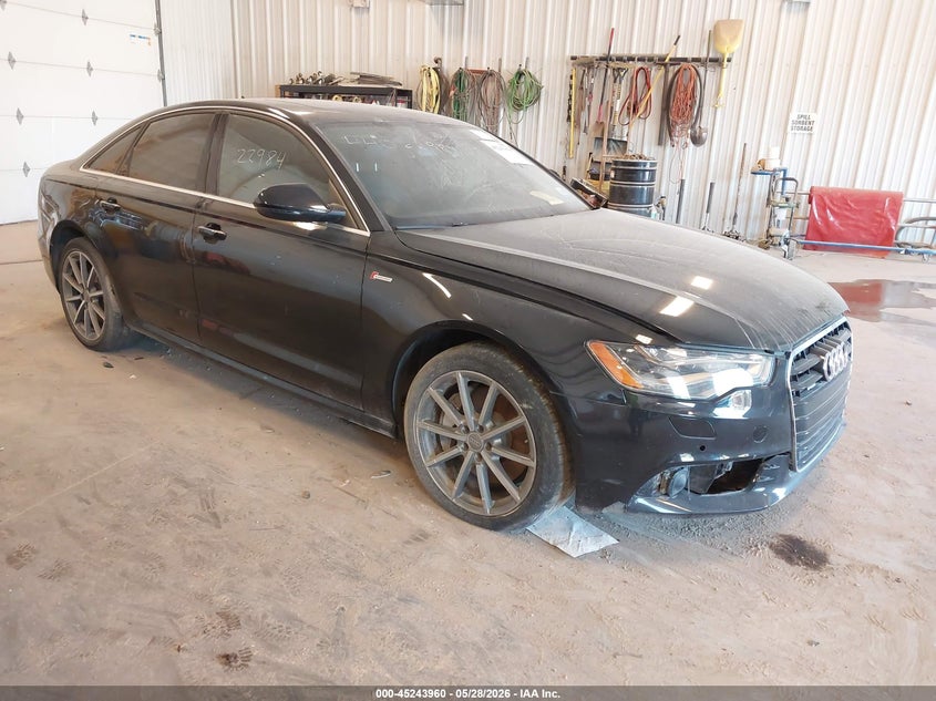 2012 Audi A6 VIN WAUJGAFC8CN136243 IAAI salvage auction — FRONT END, Salvage (Texas), sold $750 on 2026-07-21 (photo 1)
