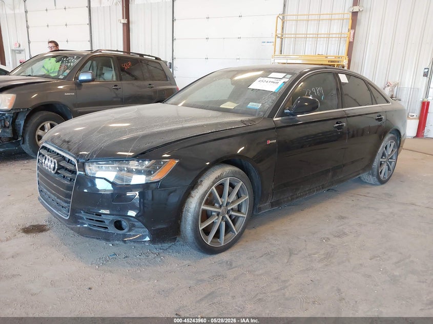 2012 Audi A6 VIN WAUJGAFC8CN136243 IAAI salvage auction — FRONT END, Salvage (Texas), sold $750 on 2026-07-21 (photo 2)