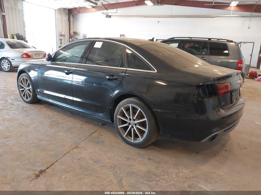 2012 Audi A6 VIN WAUJGAFC8CN136243 IAAI salvage auction — FRONT END, Salvage (Texas), sold $750 on 2026-07-21 (photo 3)