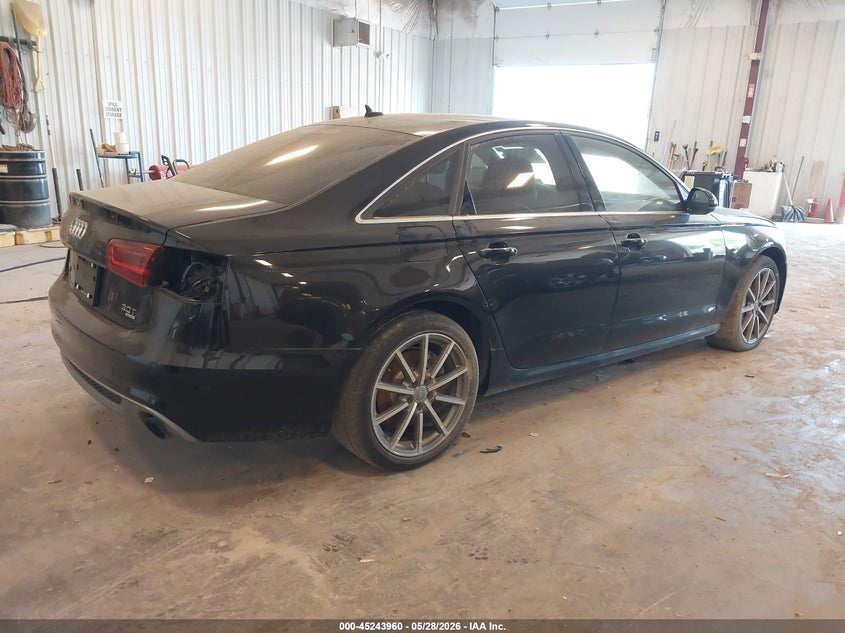 2012 Audi A6 VIN WAUJGAFC8CN136243 IAAI salvage auction — FRONT END, Salvage (Texas), sold $750 on 2026-07-21 (photo 4)
