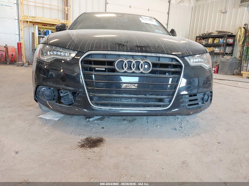 2012 Audi A6 VIN WAUJGAFC8CN136243 IAAI salvage auction — FRONT END, Salvage (Texas), sold $750 on 2026-07-21 (photo 6)