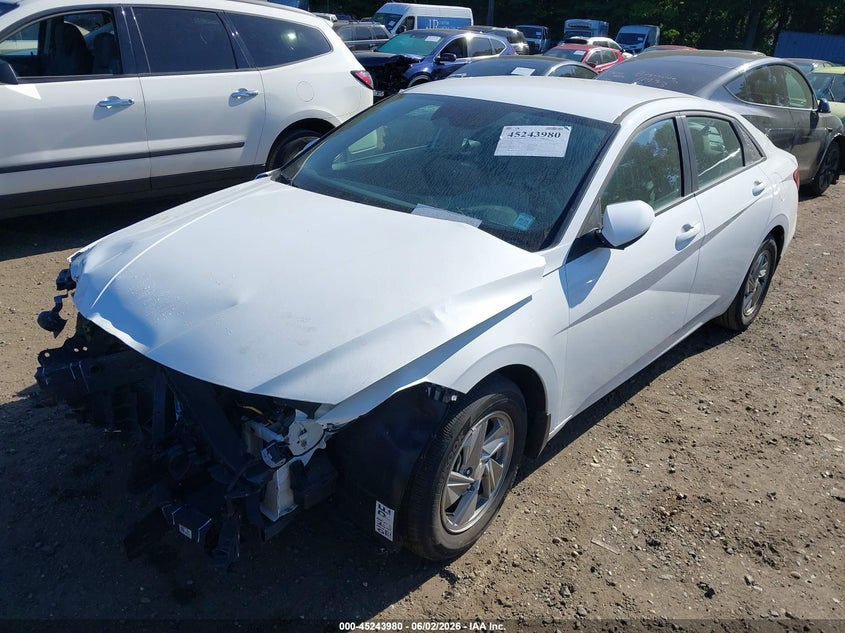 2025 Hyundai Elantra VIN KMHLL4DG9SU007538 IAAI salvage auction — FRONT END, Salvage Title, sold $4,800 on 2026-07-07 (photo 2)