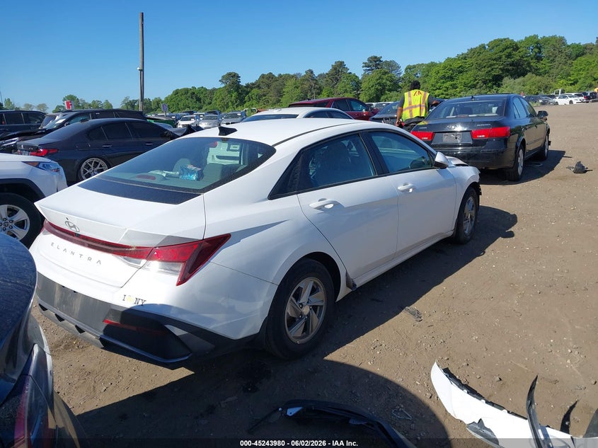 2025 Hyundai Elantra VIN KMHLL4DG9SU007538 IAAI salvage auction — FRONT END, Salvage Title, sold $4,800 on 2026-07-07 (photo 4)