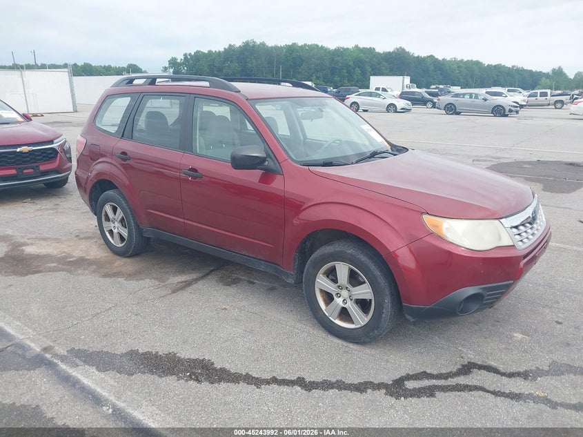2011 Subaru Forester VIN JF2SHABC0BH710097 IAAI salvage auction — REAR END, Clear (Indiana), sold $500 on 2026-07-09 (photo 1)