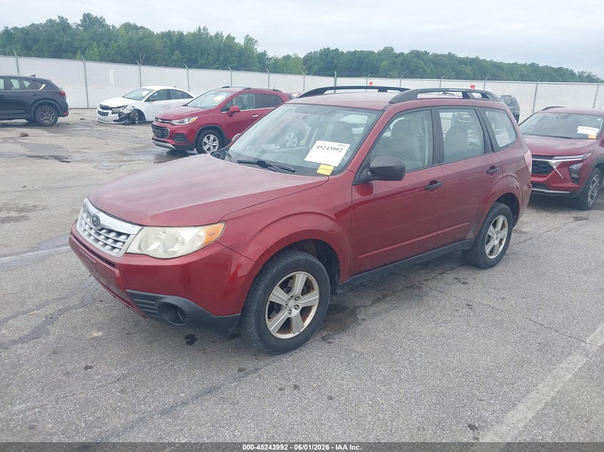 2011 Subaru Forester VIN JF2SHABC0BH710097 IAAI salvage auction — REAR END, Clear (Indiana), sold $500 on 2026-07-09 (photo 2)