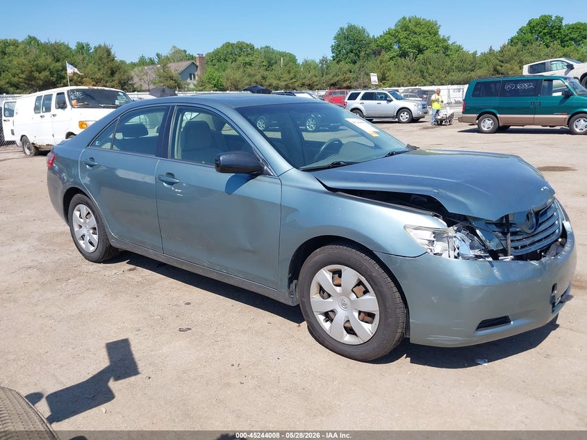 2007 Toyota Camry VIN JTNBK46K073023088 IAAI salvage auction — FRONT END, Clear (Indiana), sold $575 on 2026-07-12 (photo 1)