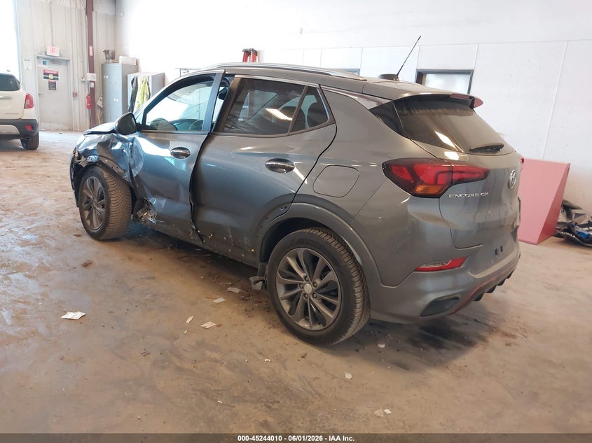 2022 Buick Encore gx VIN KL4MMDSL0NB067837 IAAI salvage auction — LEFT SIDE, Salvage Title, sold $3,300 on 2026-07-28 (photo 3)