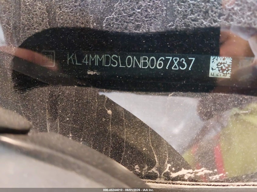 2022 Buick Encore gx VIN KL4MMDSL0NB067837 IAAI salvage auction — LEFT SIDE, Salvage Title, sold $3,300 on 2026-07-28 (photo 9)