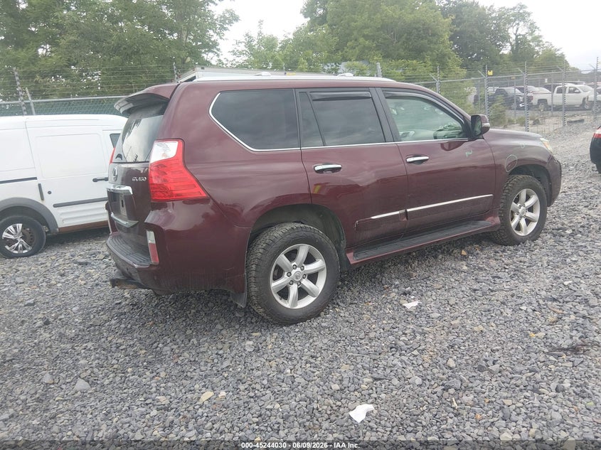 2010 Lexus Gx 460 VIN JTJJM7FX1A5008891 IAAI salvage auction — RIGHT FRONT, Salvage (West Virginia), sold $8,450 on 2026-07-22 (photo 4)
