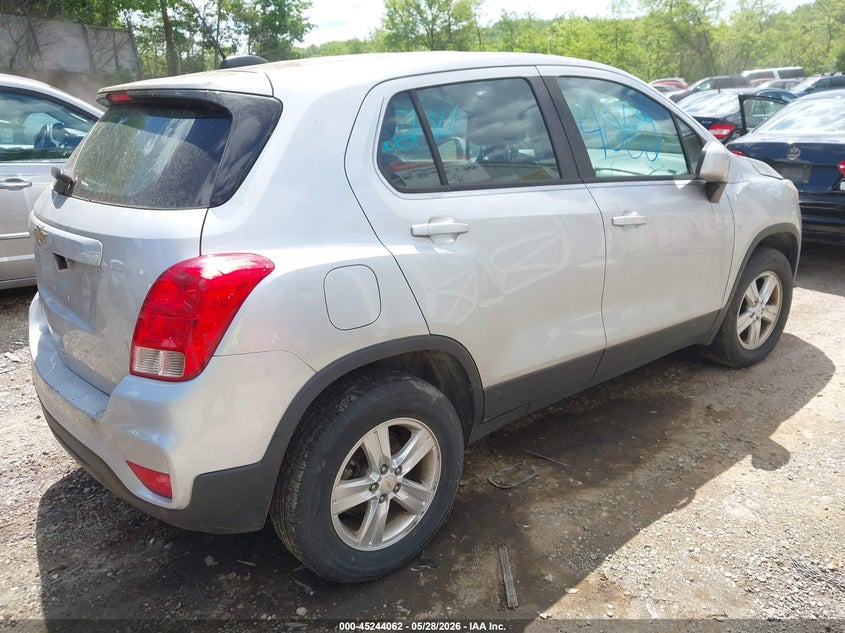 2018 Chevrolet Trax VIN KL7CJNSB7JB625052 IAAI salvage auction — NORMAL WEAR, Salvage Title, sold $1,100 on 2026-07-28 (photo 4)