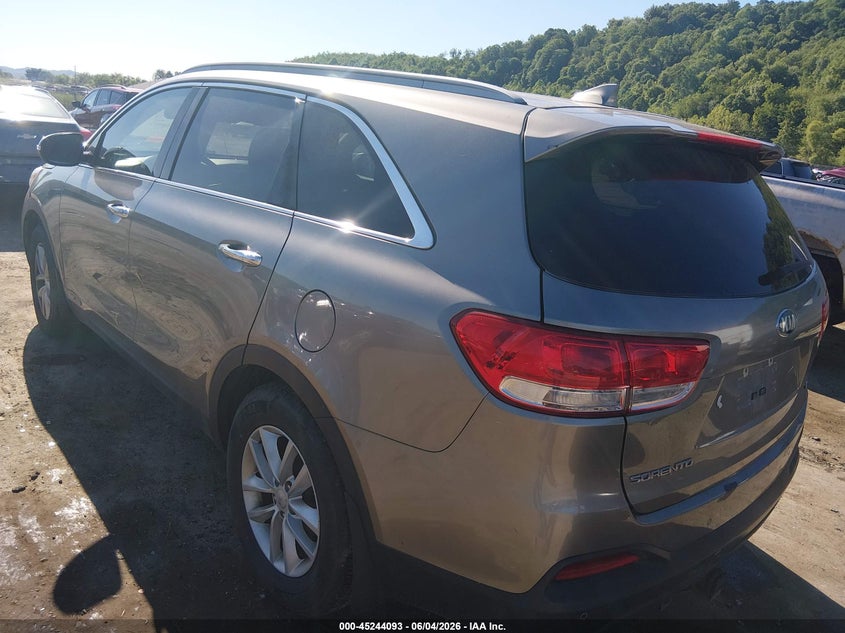2017 Kia Sorento VIN 5XYPGDA51HG317562 IAAI salvage auction — NORMAL WEAR, Clear-Dealer Only (West Virginia), sold $1,325 on 2026-07-09 (photo 3)
