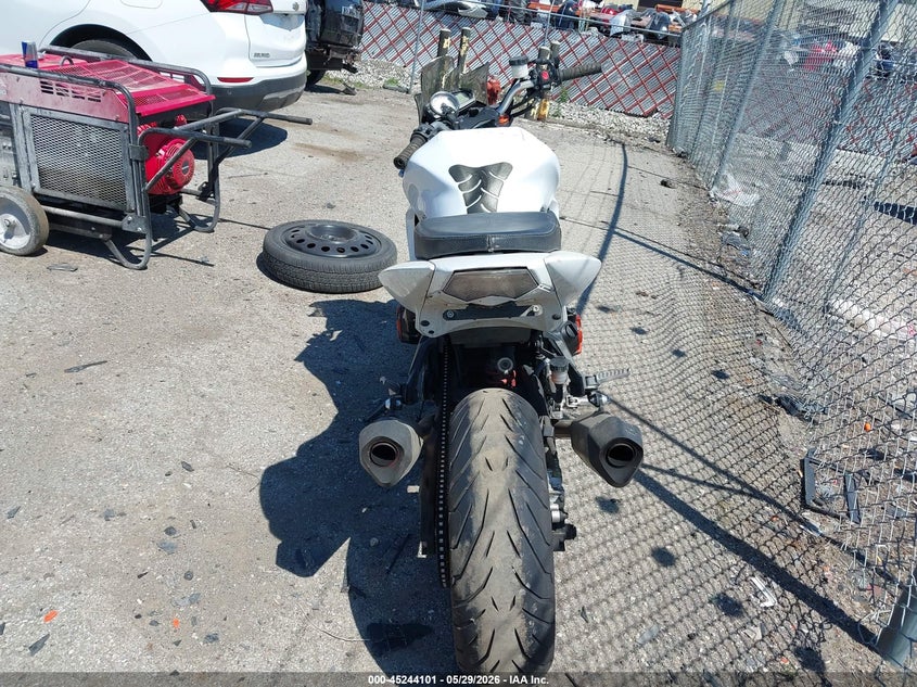 2008 Kawasaki Zr1000 VIN JKAZRCB188A018346 IAAI salvage auction — SIDE, Clear (Michigan), sold $650 on 2026-07-28 (photo 6)
