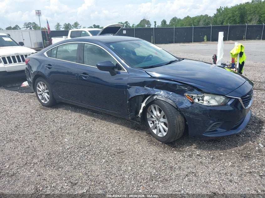 2016 Mazda 6 VIN JM1GJ1U54G1486338 IAAI salvage auction — RIGHT FRONT, Salvage Title, sold $2,200 on 2026-07-22 (photo 1)