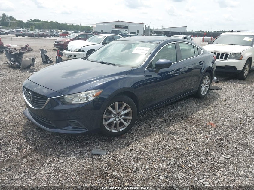 2016 Mazda 6 VIN JM1GJ1U54G1486338 IAAI salvage auction — RIGHT FRONT, Salvage Title, sold $2,200 on 2026-07-22 (photo 2)