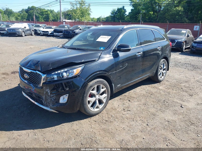 2018 Kia Sorento VIN 5XYPKDA52JG405993 IAAI salvage auction — FRONT END, Salvage Title, sold $5,900 on 2026-07-08 (photo 2)