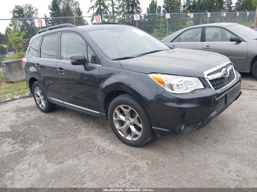 2015 Subaru Forester VIN JF2SJAUC8FH533726 IAAI salvage auction — NORMAL WEAR, Clear (New Jersey), sold $925 on 2026-07-08 (photo 1)