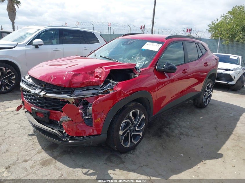 2026 Chevrolet Trax VIN KL77LJEP4TC074782 IAAI salvage auction — FRONT END, Salvage Title, sold $3,300 on 2026-07-15 (photo 2)