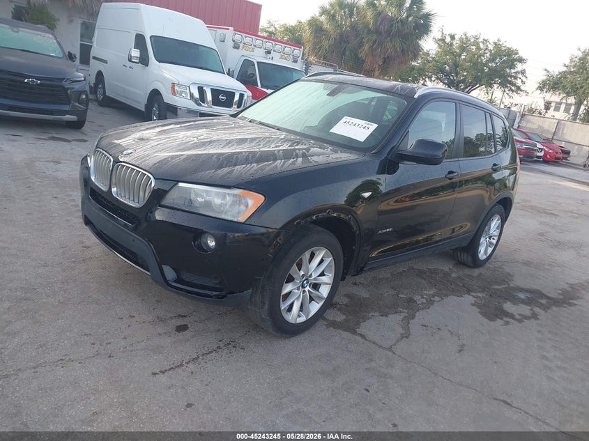 2014 BMW X3 VIN 5UXWX9C54E0D28192 IAAI salvage auction — MECHANICAL, Clear (Florida), sold $1,200 on 2026-07-15 (photo 2)