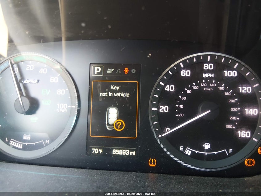 2017 Hyundai Sonata VIN KMHE24L3XHA064190 IAAI salvage auction — NORMAL WEAR, Salvage (California), sold $875 on 2026-07-09 (photo 7)