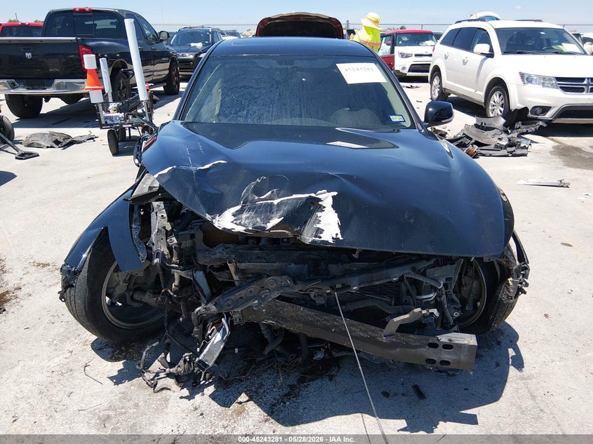 2018 Infiniti Q50 VIN JN1EV7AP4JM353334 IAAI salvage auction — FRONT END, Salvage Title, sold $25 on 2026-07-16 (photo 6)