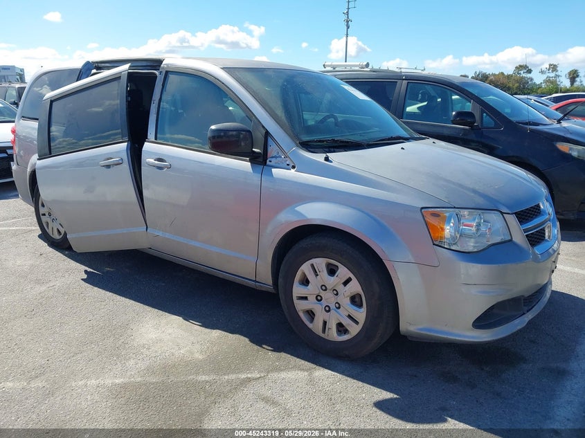 2018 Dodge Caravan VIN 2C4RDGBG9JR161274 IAAI salvage auction — NORMAL WEAR, Salvage Title, sold $850 on 2026-07-09 (photo 1)