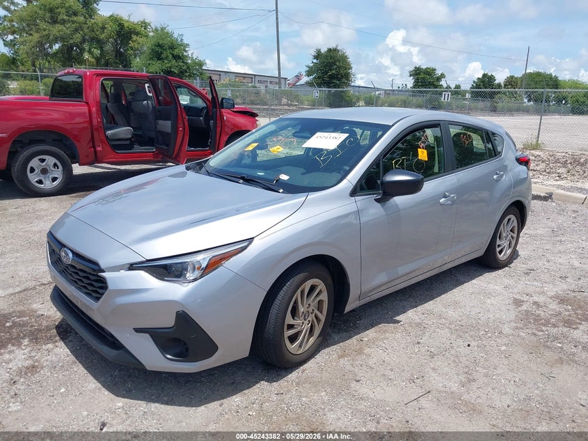 2025 Subaru Impreza VIN JF1GUABC7S8201629 IAAI salvage auction — BIOHAZARD/CHEMICAL, Salvage Title, sold $6,200 on 2026-07-12 (photo 2)