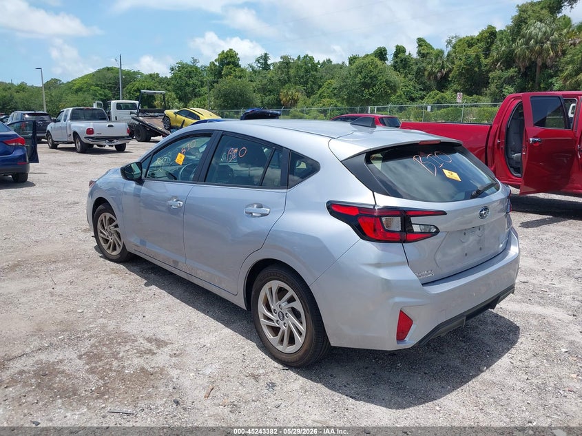 2025 Subaru Impreza VIN JF1GUABC7S8201629 IAAI salvage auction — BIOHAZARD/CHEMICAL, Salvage Title, sold $6,200 on 2026-07-12 (photo 3)