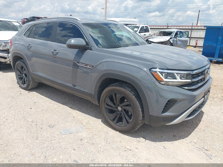 2020 Volkswagen Atlas cross sport VIN 1V2EE2CA4LC220492 IAAI salvage auction — HAIL, Salvage Title, sold $12,050 on 2026-07-16 (photo 1)
