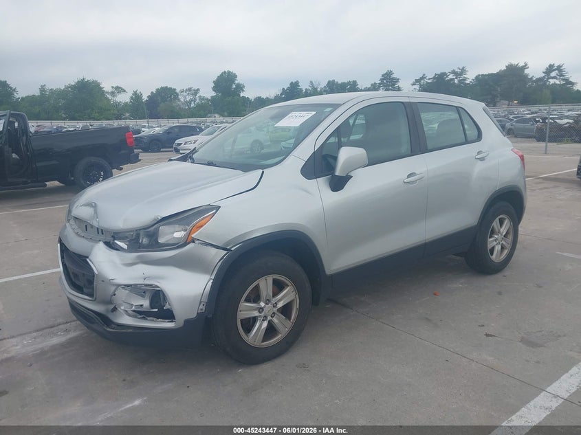 2017 Chevrolet Trax VIN KL7CJNSB3HB101973 IAAI salvage auction — FRONT END, Salvage Title, sold $825 on 2026-07-22 (photo 2)