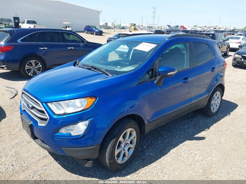 2021 Ford Ecosport VIN MAJ6S3GL2MC425106 IAAI salvage auction — RIGHT SIDE, Salvage (Illinois), sold $400 on 2026-07-29 (photo 2)