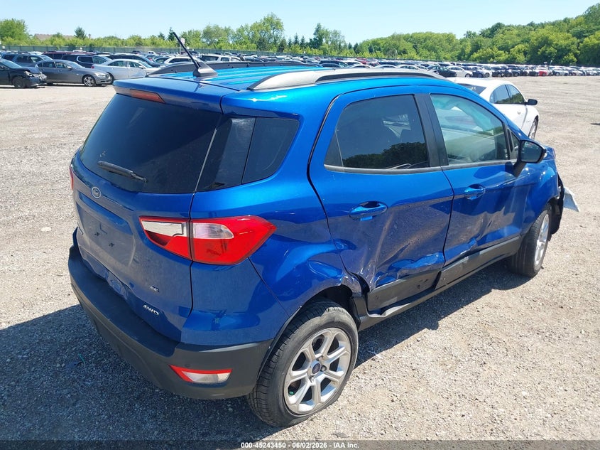 2021 Ford Ecosport VIN MAJ6S3GL2MC425106 IAAI salvage auction — RIGHT SIDE, Salvage (Illinois), sold $400 on 2026-07-29 (photo 4)