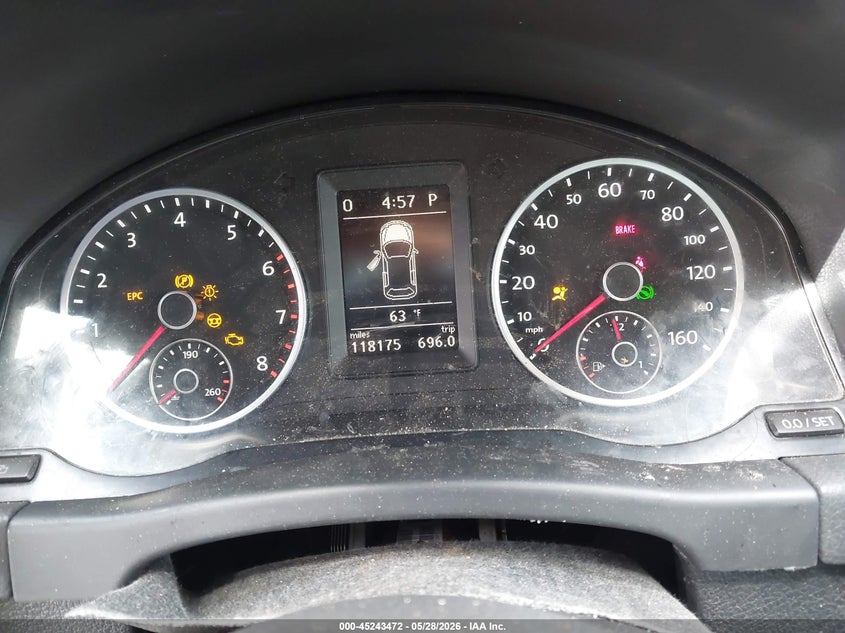 2012 Volkswagen Tiguan VIN WVGBV7AX2CW529431 IAAI salvage auction — NORMAL WEAR, Salvage Title - Dealer (California), sold $550 on 2026-07-23 (photo 7)