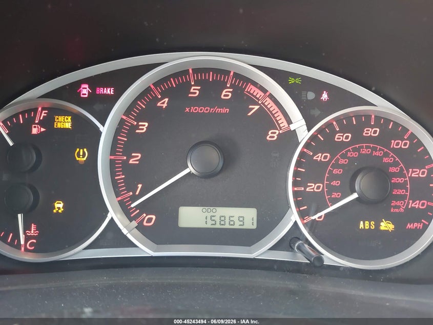 2014 Subaru Impreza VIN JF1GR7E68EG256210 IAAI salvage auction — NORMAL WEAR, Original (Texas), sold $2,000 on 2026-07-20 (photo 7)