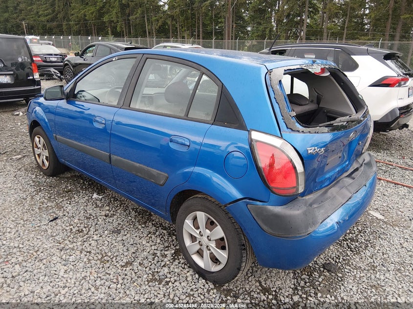 2009 Kia Rio VIN KNADE243596581215 IAAI salvage auction — FRONT & REAR, Bill Of Sale (Washington), sold $250 on 2026-07-08 (photo 3)