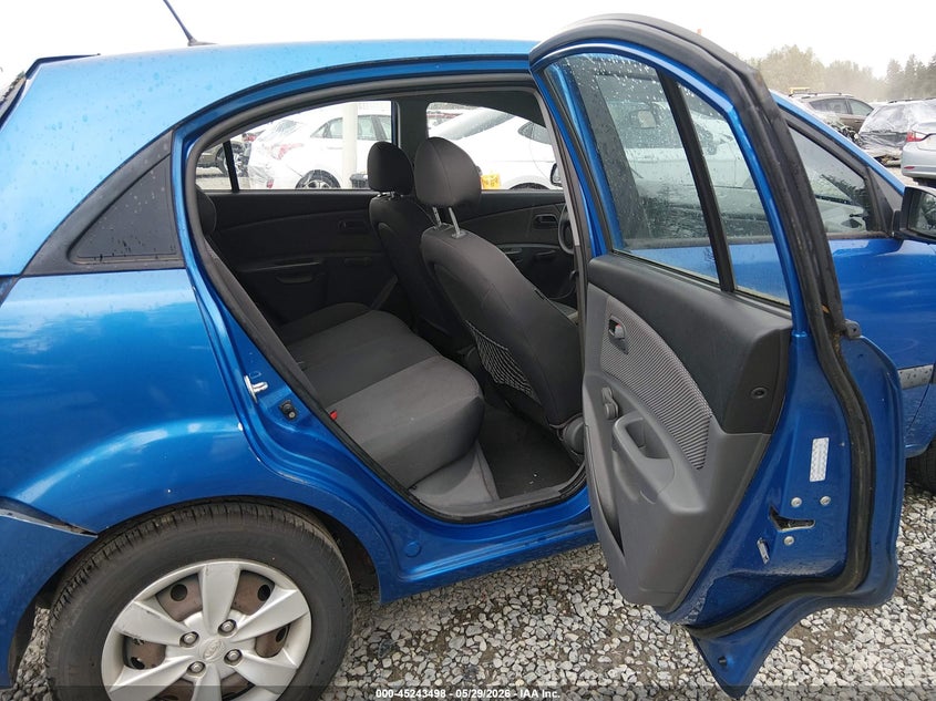 2009 Kia Rio VIN KNADE243596581215 IAAI salvage auction — FRONT & REAR, Bill Of Sale (Washington), sold $250 on 2026-07-08 (photo 8)
