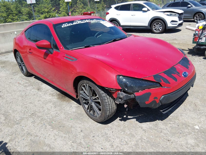 2014 Subaru Brz VIN JF1ZCAB15E9602217 IAAI salvage auction — RIGHT FRONT, Salvage Title, sold $1,550 on 2026-07-22 (photo 1)