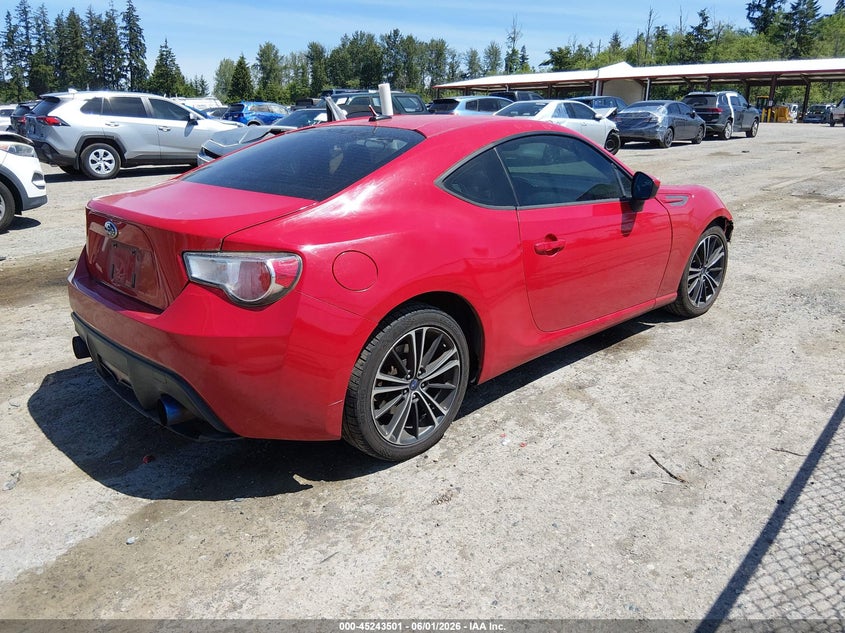 2014 Subaru Brz VIN JF1ZCAB15E9602217 IAAI salvage auction — RIGHT FRONT, Salvage Title, sold $1,550 on 2026-07-22 (photo 4)