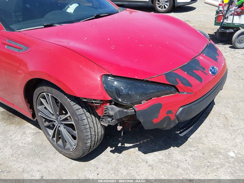 2014 Subaru Brz VIN JF1ZCAB15E9602217 IAAI salvage auction — RIGHT FRONT, Salvage Title, sold $1,550 on 2026-07-22 (photo 6)