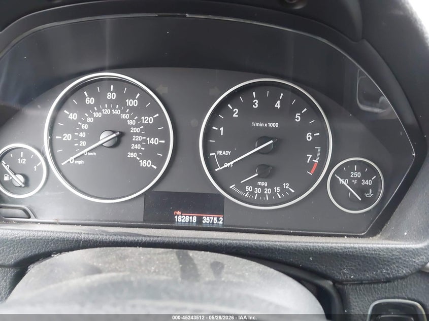 2013 BMW 3er VIN WBA3B1C50DK129383 IAAI salvage auction — NORMAL WEAR, Salvage (California), sold $450 on 2026-07-20 (photo 7)
