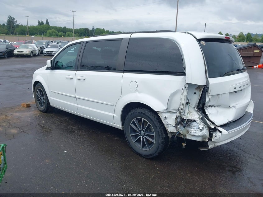 2017 Dodge Caravan VIN 2C4RDGEG9HR737189 IAAI salvage auction — LEFT REAR, Salvage (Oregon), sold $1,300 on 2026-07-09 (photo 3)