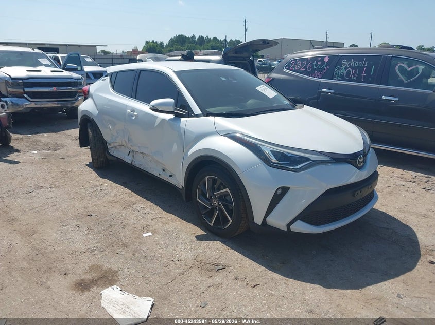 2022 Toyota C-hr VIN NMTKHMBX9NR145513 IAAI salvage auction — RIGHT SIDE, Original (Texas), sold $25 on 2026-07-29 (photo 1)
