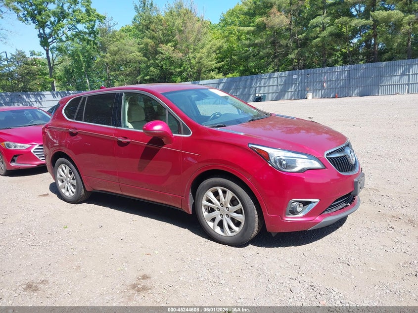 2020 Buick Envision VIN LRBFXBSA3LD015059 IAAI salvage auction — FRONT END, Salvage Title, sold $3,600 on 2026-07-15 (photo 1)
