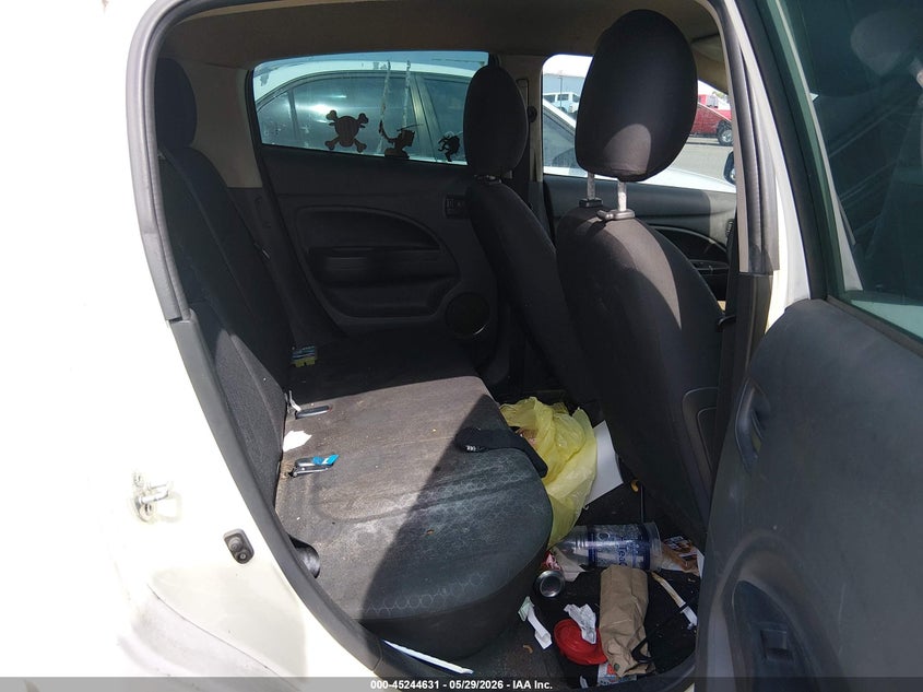 2015 Mitsubishi Mirage VIN ML32A3HJXFH001111 IAAI salvage auction — NORMAL WEAR, Original (Texas), sold $350 on 2026-07-07 (photo 8)