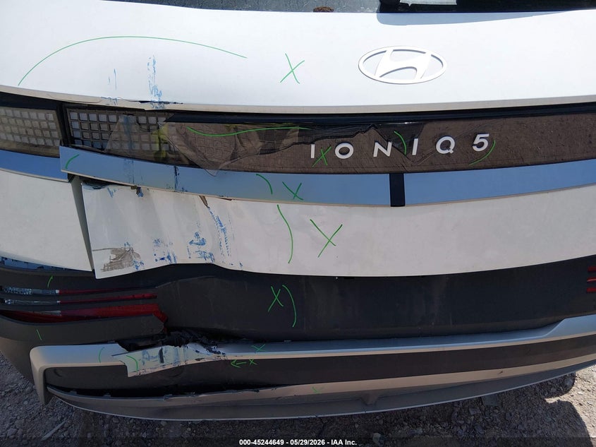 2025 Hyundai Ioniq 5 VIN 7YAKN4DA0SY029001 IAAI salvage auction — REAR END, Salvage Title, sold $12,625 on 2026-07-16 (photo 6)