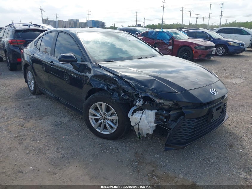 2025 Toyota Camry VIN 4T1DAACK4SU577672 IAAI salvage auction — FRONT & REAR, Salvage Title, sold $10,600 on 2026-07-27 (photo 1)